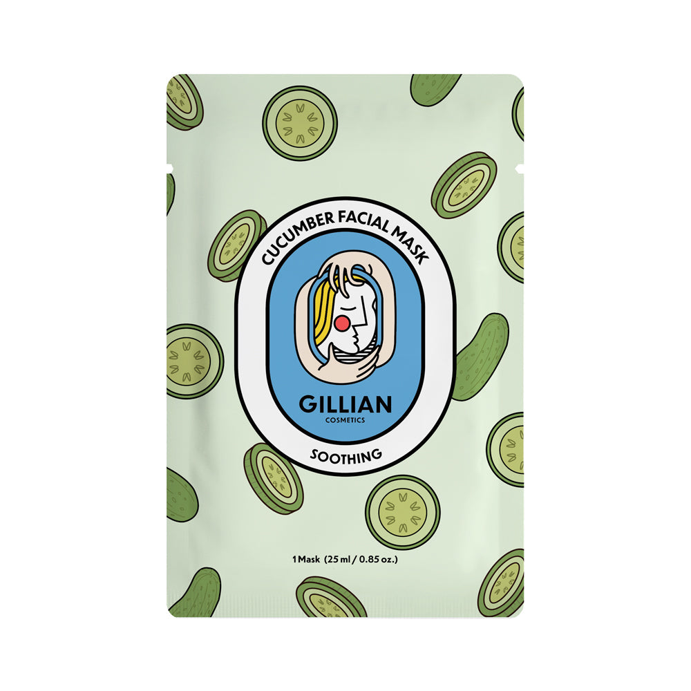 Gillian Cosmetics Cucumber (Soothing) Sheet Mask