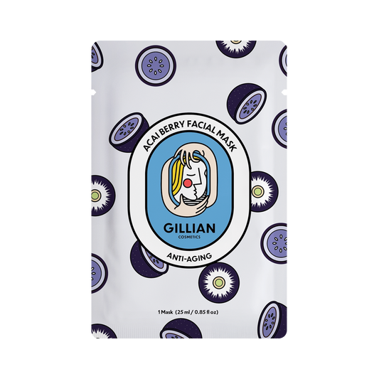Gillian Cosmetics Acai Berry (Anti-aging) Sheet Mask-0
