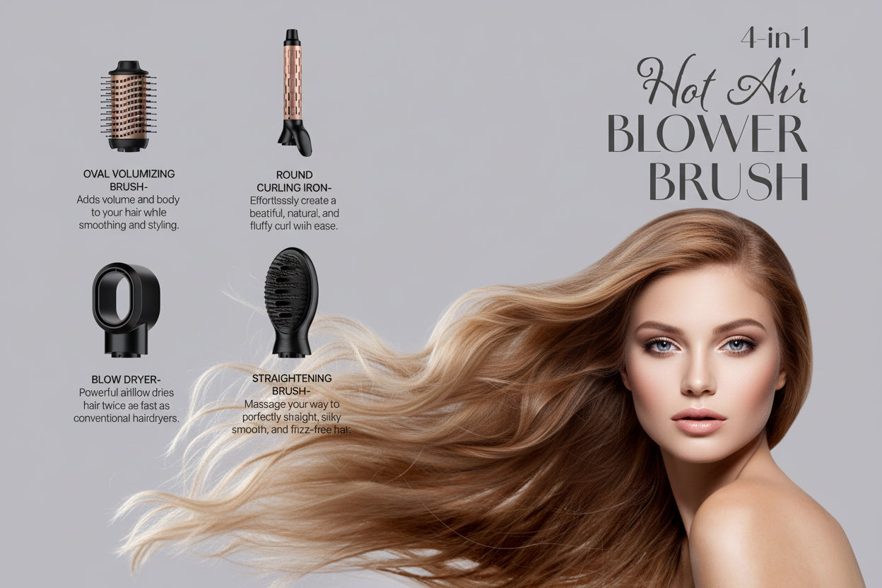 Hot Air Blower Brush: Your All-in-One Hair Styling Solution